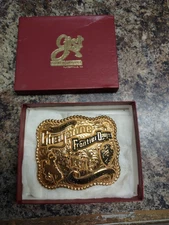 1997 CHEYENNE FRONTIER DAYS BELT BUCKLE Annual Event Buckle GIST SILVERSMITHS -