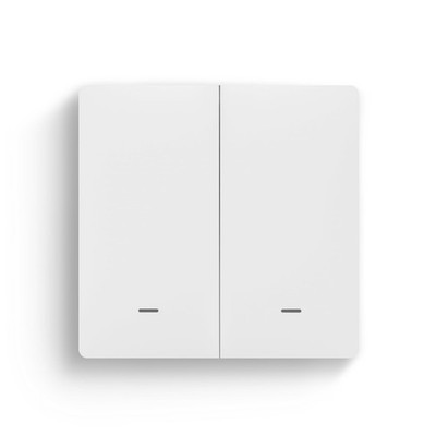 Smart Touch Sensor Lichtschalter, 2 Gang Funk Wandschalter, kompatibel