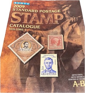 2009 Scott standard world stamp catalog Volume #1 USA (+countries A-B) paperback