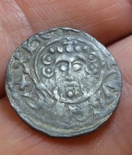 Short Cross Penny Silver Hammered Coin