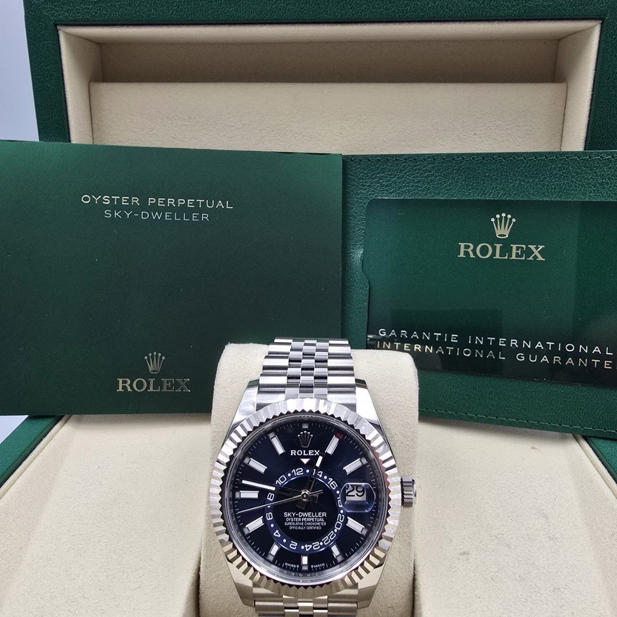 NEW 2026 Rolex Sky-Dweller 42mm Blue Dial Stainless Steel Jubilee
