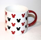 Disney MICKEY MICKEY Black & Red HEAD SILHOUETTE Oversized MUG 26oz by Target — photo 1