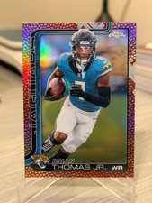 2025 Topps Chrome - Brian Thomas Jr. #135 Leather Refractor for