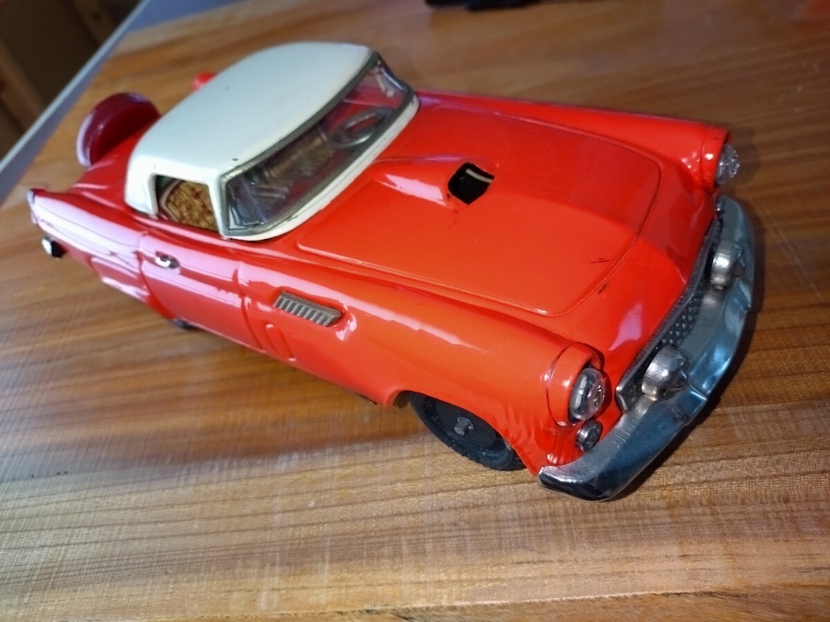 サンダーバード　ブリキ Nomura Toy Ford Thunderbird Tin Toy Battery Operated Vintage Japan