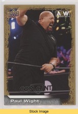 2022 Upper Deck AEW All Elite Wrestling Gold Paul Wight #23 READ 1no3