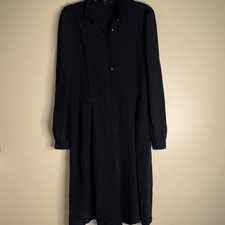 Gucci Black 2011 100% Silk Romper Dress Size 38