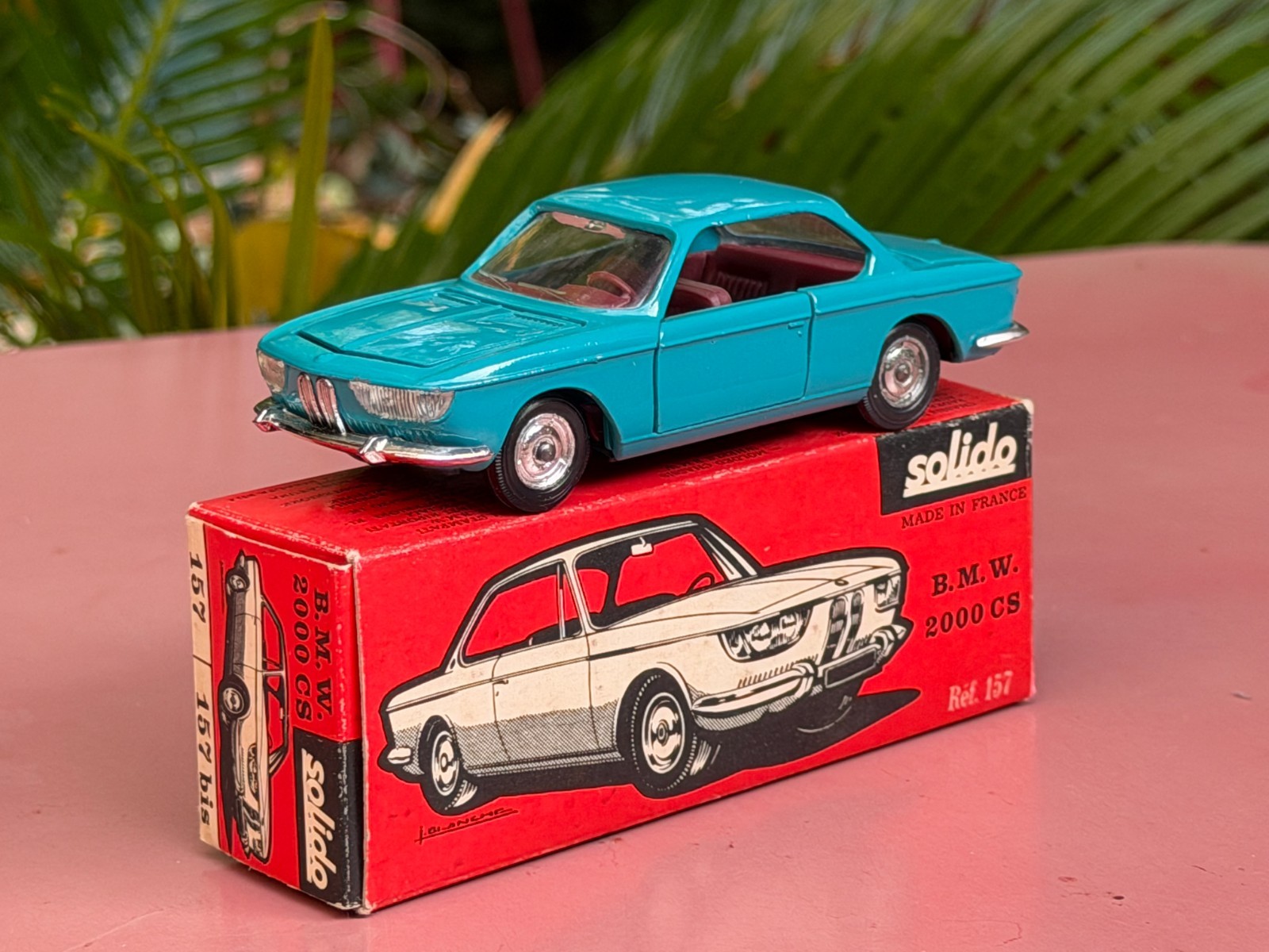 希少！SOLIDO ソリド 157 BMW 2000 CS ラリー ブルー 希少！SOLIDO ソリド 157 BMW 2000 CS ラリー ブルー 希少！SOLIDO