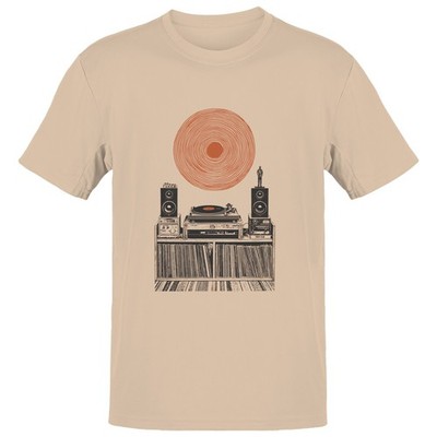 Retro Record Player Art Men's T-shirt