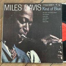 Miles Davis Kind Of Blue VG+ 1959 DG Mono 6 eye Columbia lp
