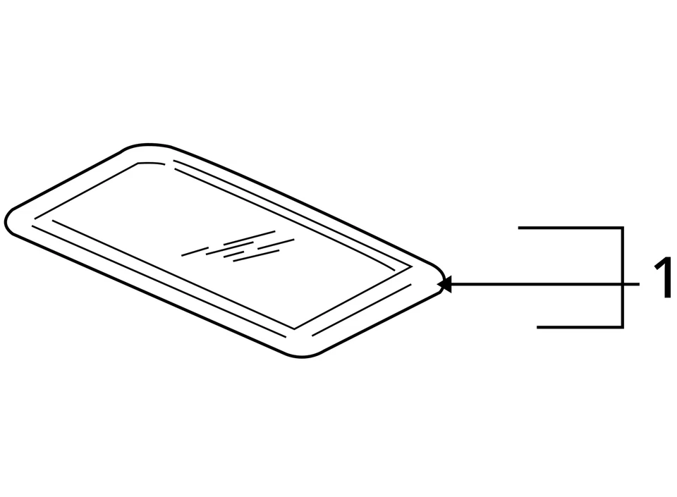 Mitsubishi Outlander 2003-2004 techo corredizo vidrio OEM Foto 4 de 4