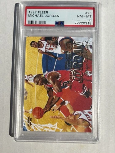 1997-98 Fleer - Michael Jordan #23 PSA 8