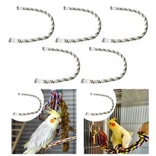 Bird Parrot Rope Perches Cage Accessoires for Cockatiels Sugar Gliders