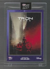 2025 DISNEY TOPPS NOW TRON: ARES MOVIE POSTER CARD #TA01