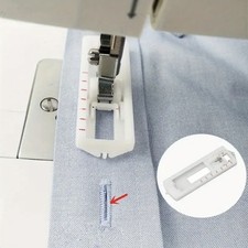 Sliding BUTTON HOLE FOOT - For Domestic Sewing Machines Snap on Presser Foot