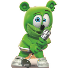 SC2490 Green Gummy Bear Cardboard Cutout Standee Standup
