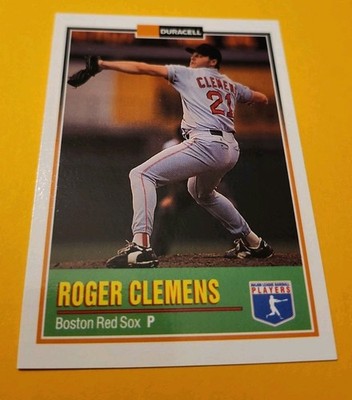 1993 Duracell Power Players Series I - Roger Clemens #1