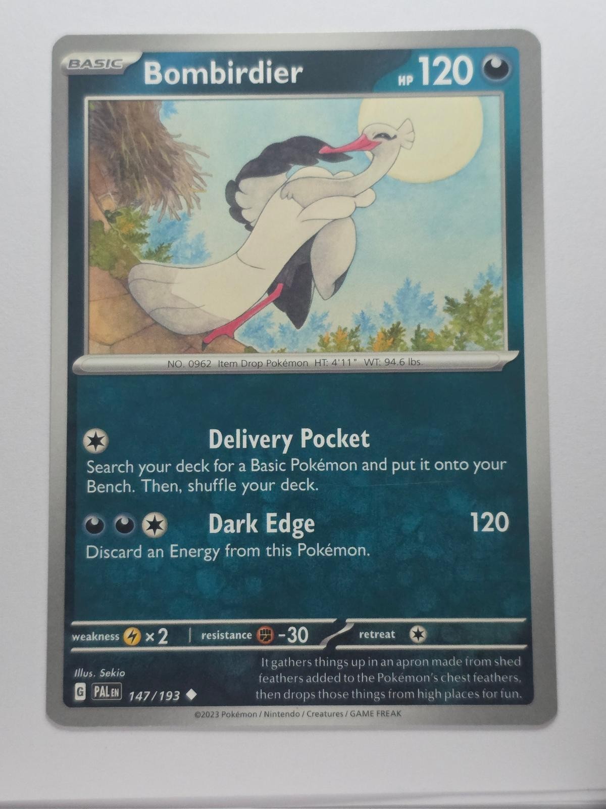 BOMBIRDIER 147/193 UNCOMMON PALDEA EVOLVED NM/M POKEMON