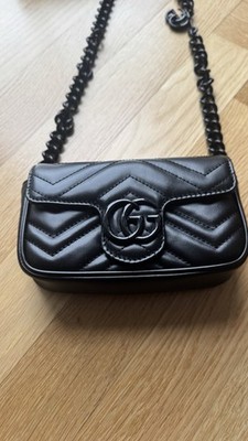 Gucci GG Marmont Super Mini Black NEU !!! UNGETRAGEN MIT ETIKETT 