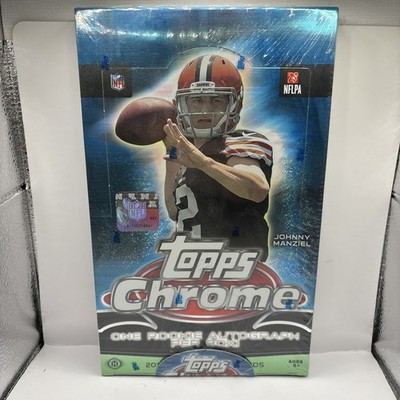 2014 Topps Chrome Football Factory Sealed Hobby Box 24 Packs 1 Rookie Auto Per