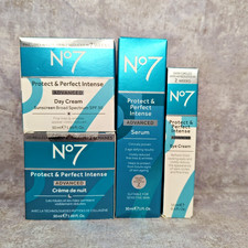 No7 Protect Perfect Intense Advanced Anti-Aging Skincare System Lot of 4