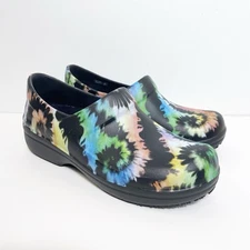 Crocs Neria Pro II Graphic Clog Black Tie Dye Women's US Size 10 205385-001