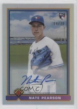 2021 Bowman 1991 Bowman Auto 14/30 Nate Pearson #91B-NP Auto p0i