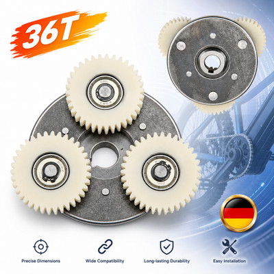 Zähne Planetengetriebe Kupplungszahnrad 500W 750W Silber 47,5mm für Bafang Motor