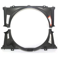 Upper and Lower Fan Shroud Set For 1986-1993 Chevrolet S10 For 1986-1990 GMC S15