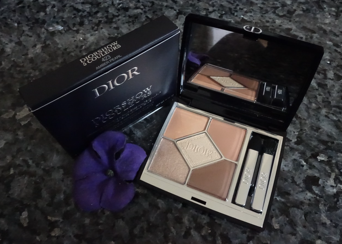 Diorアイシャドウ423 ショッパー付き Dior diorshow 5 colours eyshadow wardrobe in amber pearl 423 New