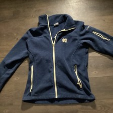 Notre Dame Columbia Sportswear Zip Up Jacket Collegiate Size M Irish