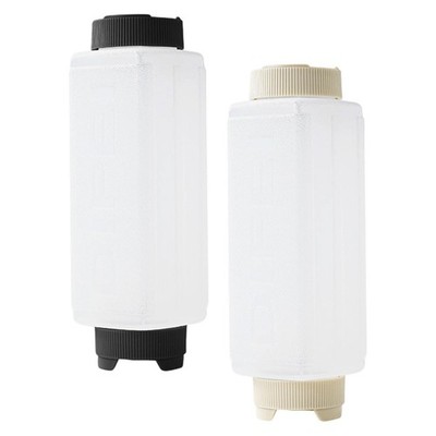 Saucenquetschflasche Spritzflasche Transparent Gewerbe Auslaufsicher Doppelkopf
