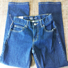 Wonder Nation Boys Adjustable Waist Blue Wash Jeans 10 Slim Have Some Defects