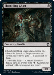 Shambling Ghast 119/281 Adventures in the Forgotten Realms Foil