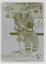 2018-19 Upper Deck Compendium Printing Plate Yellow 1/1 Matt Cullen #711 hk5