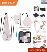 Versatile Microfiber Saxophone Cleaning Kit with Case - Build Lasting Sound