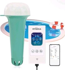 Smart Pool Monitor, Advance Digital Water Tester for pH, CL, Salinity, Temp