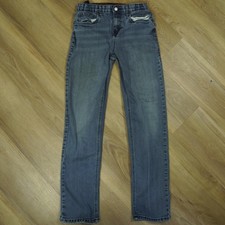 Levi's Classic Blue Denim Kid's Adjustable Stretch Jeans 514 - Sz 18 Reg