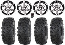 ITP SS212 14" Wheels Machined 32" Roctane T4 Tires CFMoto ZForce 950 UForce 1000