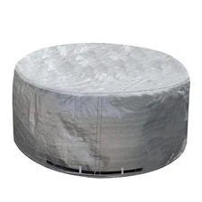 Round Hot Tub Cover 170G Polyethylene Spa Cover Waterproof and UV Protection