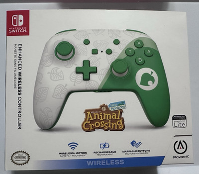 PowerA Enhanced Wireless Controller Nintendo Switch   Animal Crossing