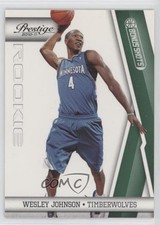 2010-11 Prestige Rookie Bonus Shots Green 24/25 Wesley Johnson #214 0nr3