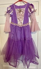 Rapunzel Tangled Deluxe Princess Costume Dress Purple Pink Girls M