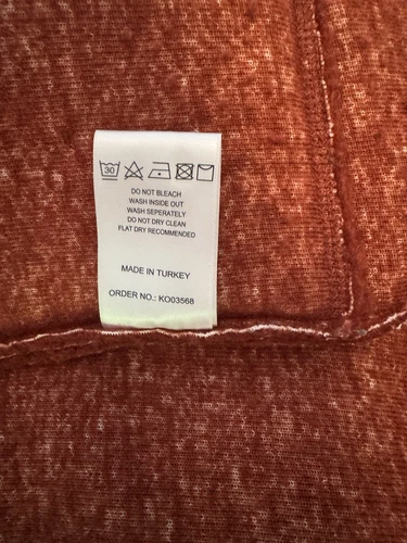 NN07 Men’s Rust Mort Fleece Jacket - Size Small (see description) image 5