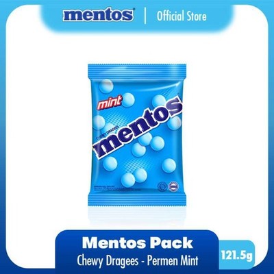 2 BAGS MENTOS MINT CANDY 121.5G REFRESHING CHEWY MINTS FREE SHIPPING US FREE TAX