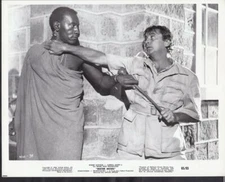 Robert Mitchum Raymond St. Jacques in Mister Moses 1965 movie photo 46943