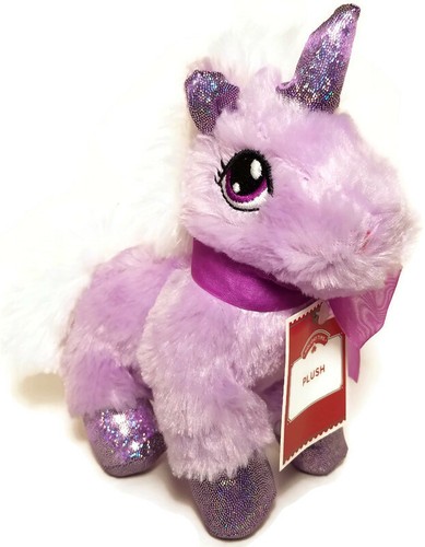 Dan Dee Collector's Choice PURPLE UNICORN Glitter Plush Stuffed Animal Toy 7" - Picture 2 of 12