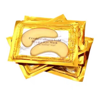 Under Eye Crystal Collagen Gel Pad Gold 24k Gesichtsmaske Anti Aging Falten