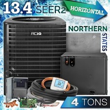 4 Ton 13.4 Central AC R32 Air Conditioning Unit & Horizontal Coil Split System