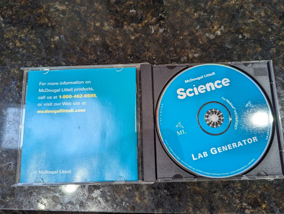 McDougal Littell Science Lab Generator PC MAC Teaching Resources CD-ROM - Image 3 of 3