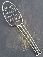 VTG Primitive Egg Beater Whisk Metal Twisted Wire Wisk Spoon Gadget